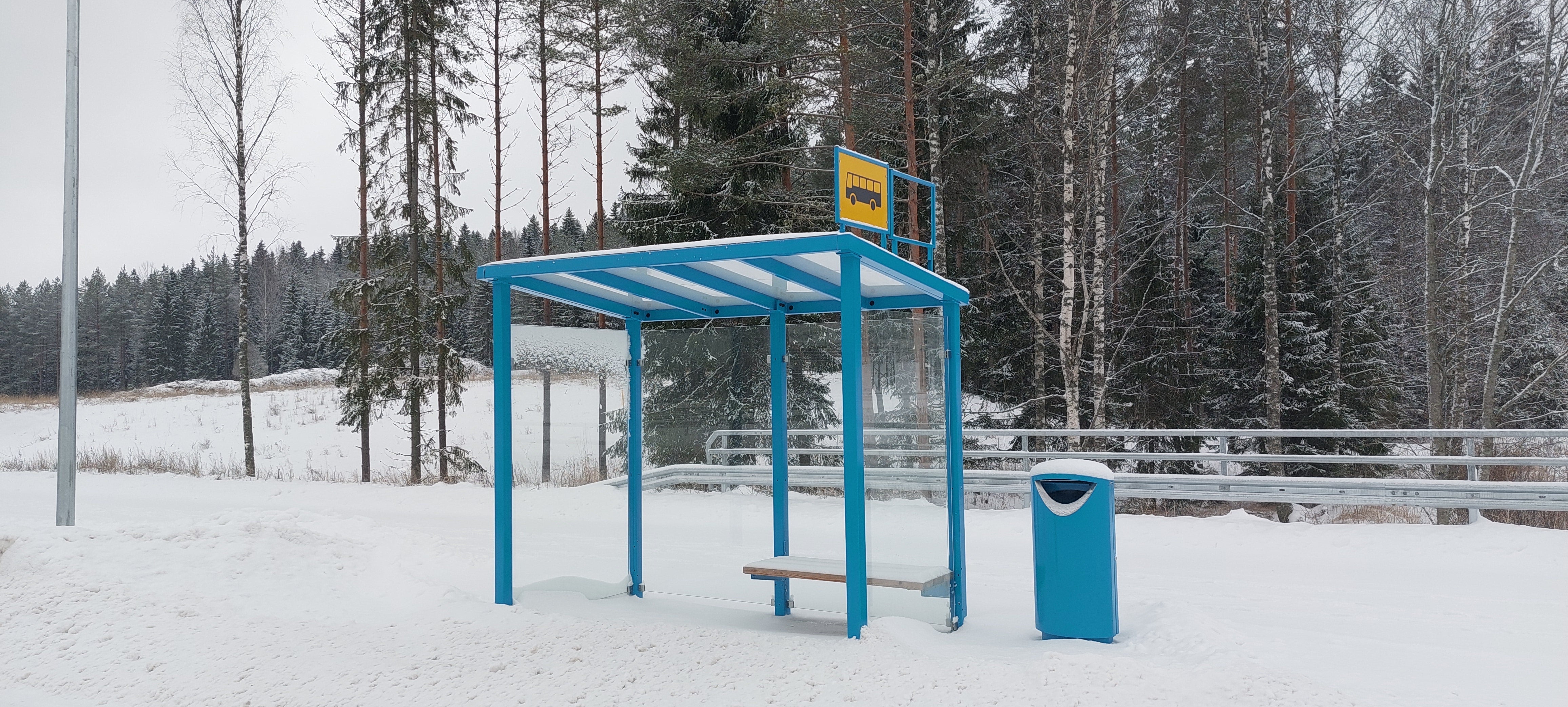 Vihdin pysäkkikatokset, Vihti - ViVa-pysäkkikatokset ja Ellipse 100 -roska-astia