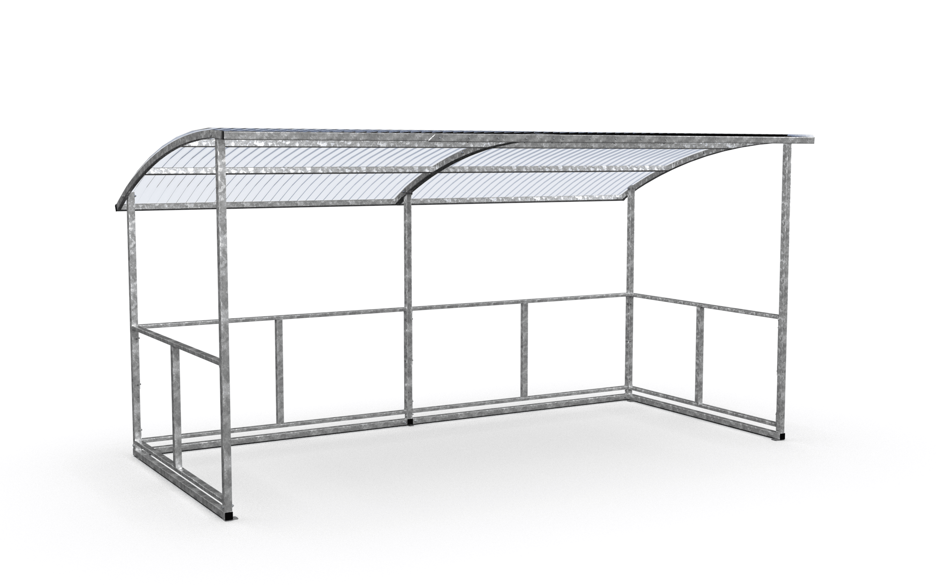 Pyöräkatos Basic, 4,7 m, pinta-asennus