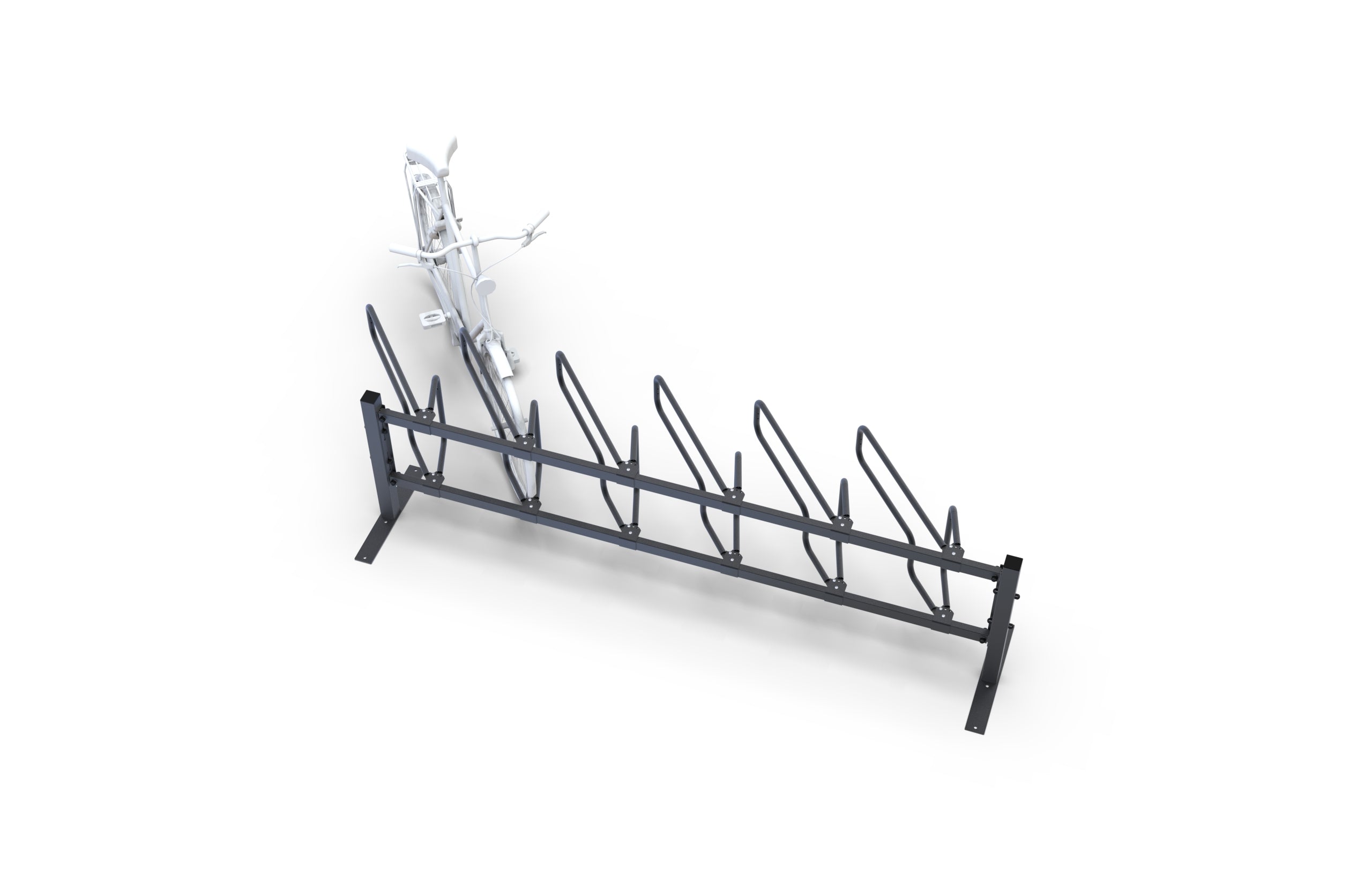 Pyöräteline CubiQ Standard, 1-puol, pinta-asennus