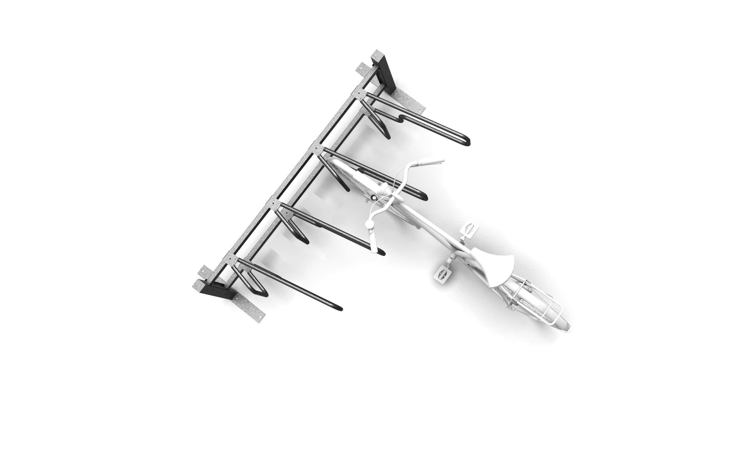 Pyöräteline CubiQ Standard, 1-puol, pinta-asennus