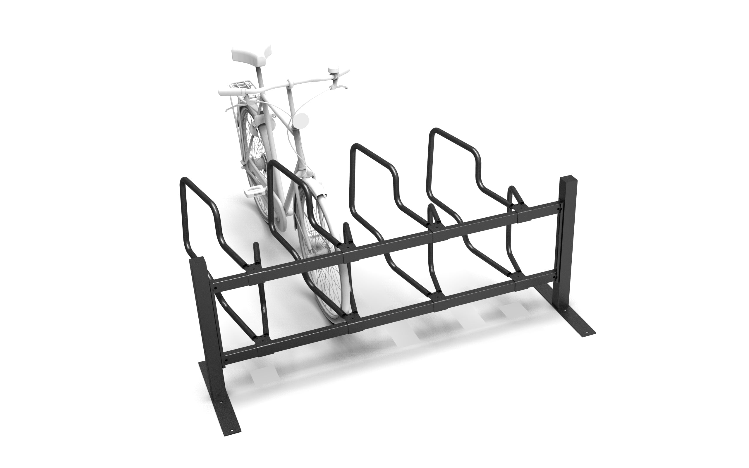 Pyöräteline CubiQ Premium, 1-puol, pinta-asennus