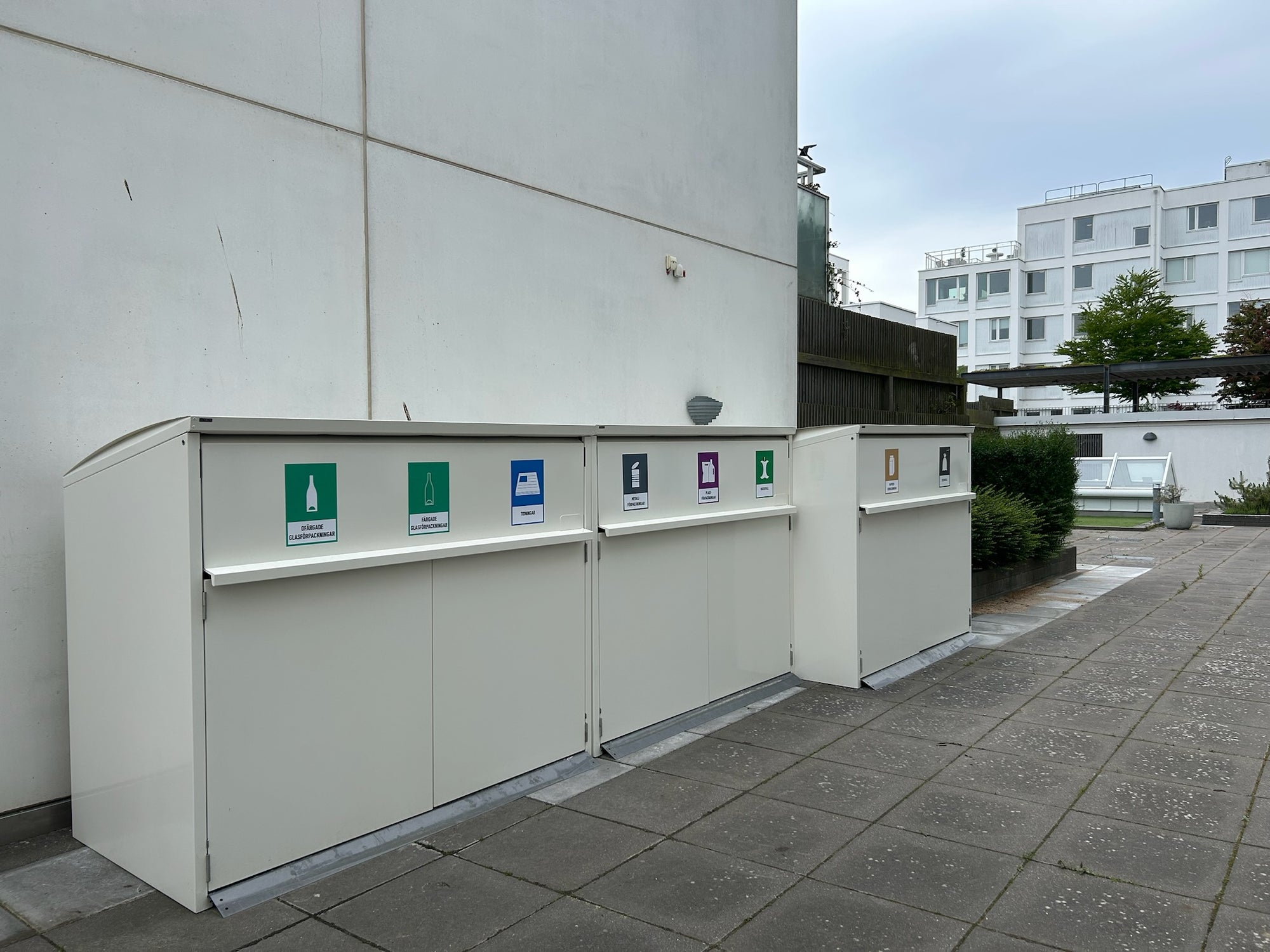 Västra Hamnen, Malmö, Ruotsi - Modul-roskakatokset