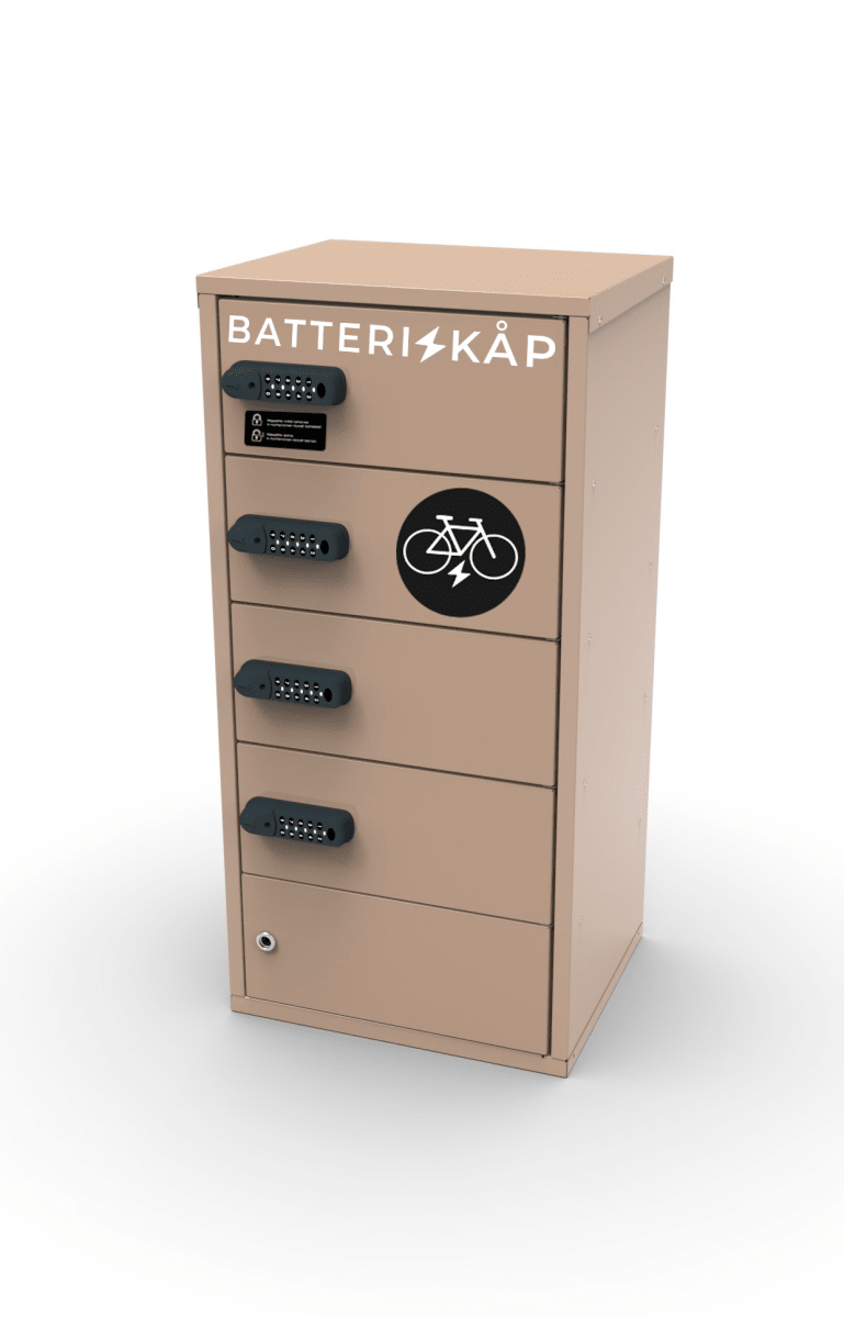 Akkukaappi BSAFE 4 008788-corten - Lehtovuori