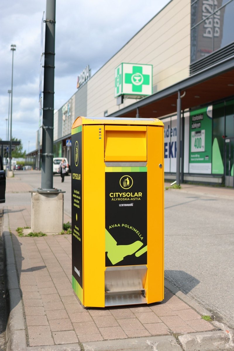 Älyroska - astia CitySolar 120 009211 - corten - Lehtovuori