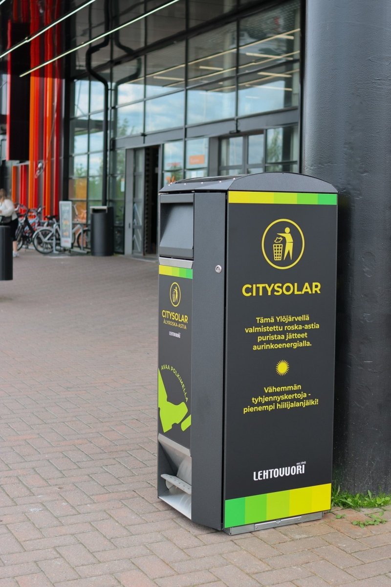 Älyroska - astia CitySolar 120 009211 - corten - Lehtovuori