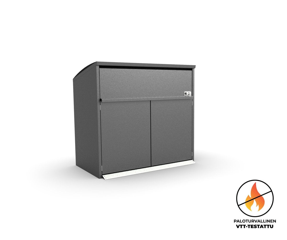 Jäteastiasuoja Modul Duo Paloturva - Lehtovuori