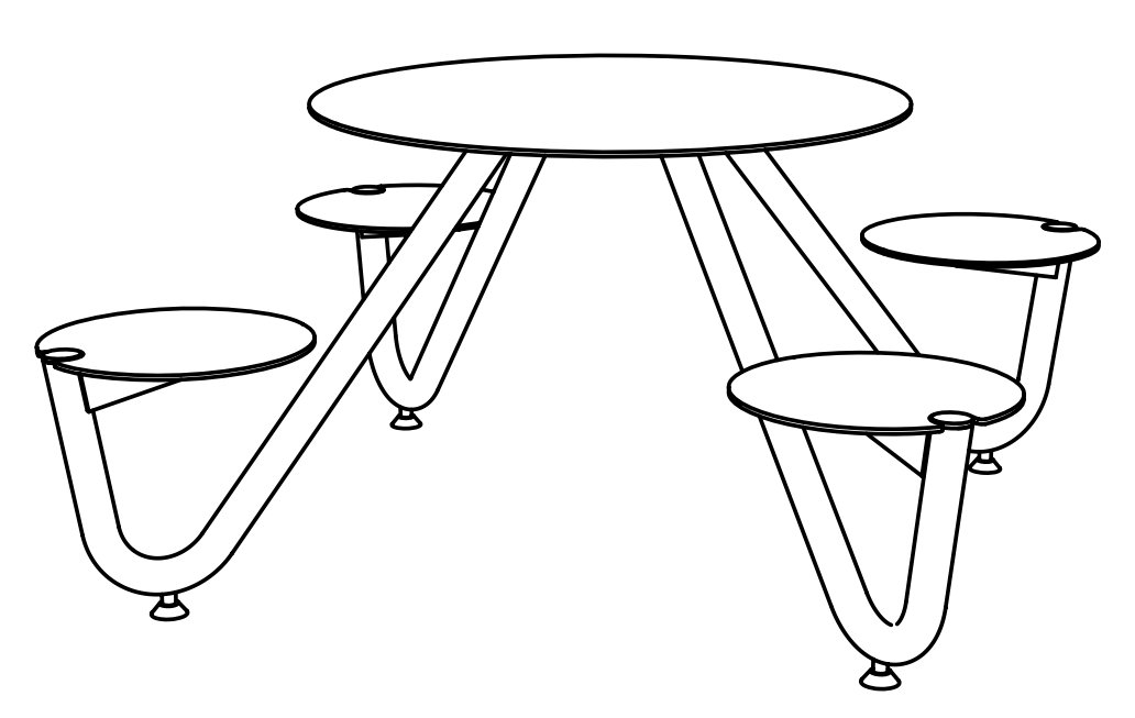 Penkkipöytä mmcité Orbit Baby BOB240 BOB240 - 002000 - ral1000 - Lehtovuori