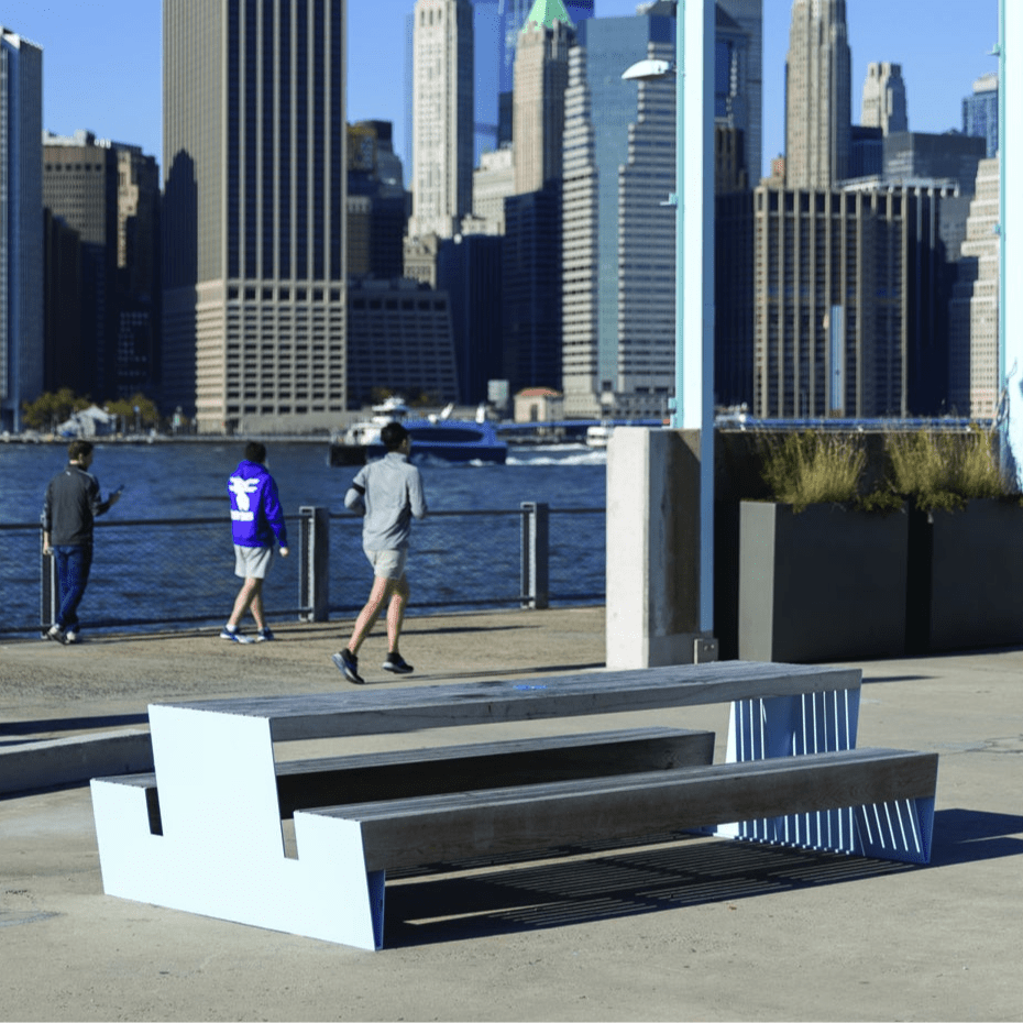 Pöytäpenkki mmcité Blocq LBQ960t LBQ960 - 202000 - ral1000 - Lehtovuori