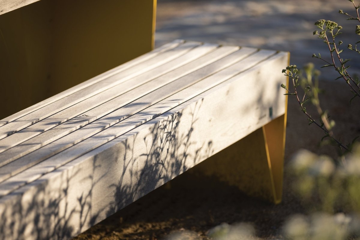 Pöytäpenkki mmcité Blocq LBQ960t LBQ960 - 202000 - ral1000 - Lehtovuori