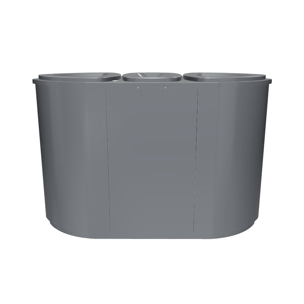 Roska- ja lajitteluastia Bermuda Tripla, rst