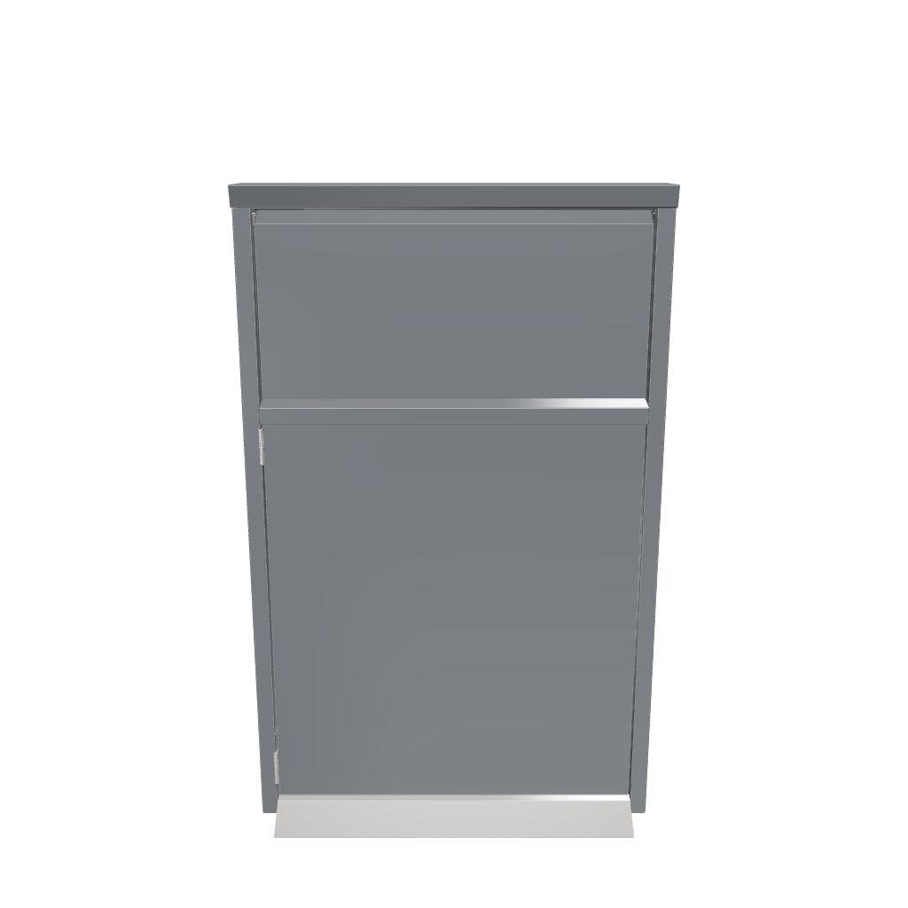 Paloturvallinen roskakatos Modul Maxi Single