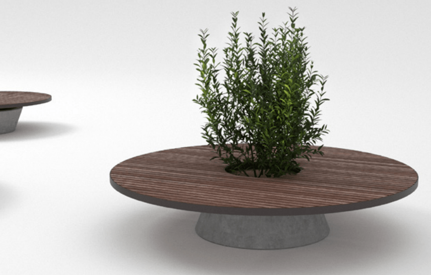 Puistonpenkki mmcité Conics CON316t CON316 - 202001 - ral1000 - 1 - Lehtovuori