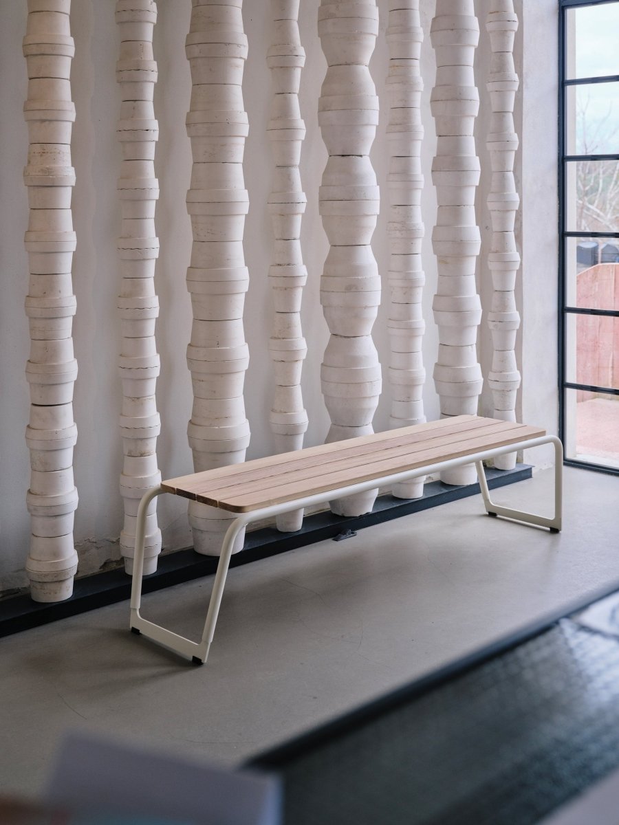 Puistonpenkki mmcité Linfa LNF111t LNF111 - 202000 - ral1000 - Lehtovuori