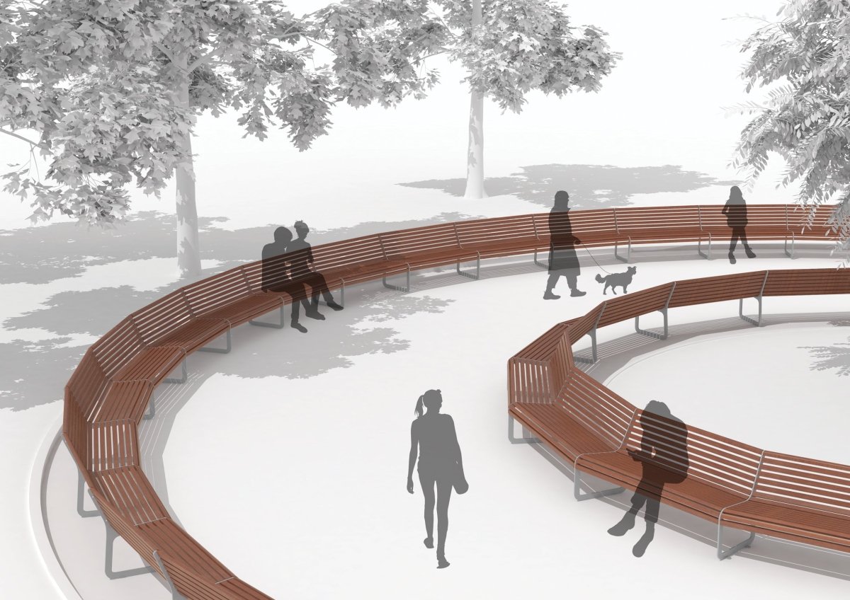 Puistonpenkki mmcité Portiqoa PQA173 - a - t PQA173 - a - 202000 - Lehtovuori