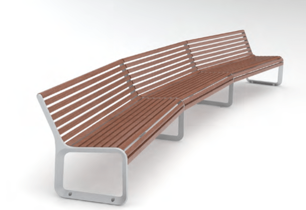 Puistonpenkki mmcité Portiqoa PQA175 - a - t PQA175 - a - 202000 - Lehtovuori