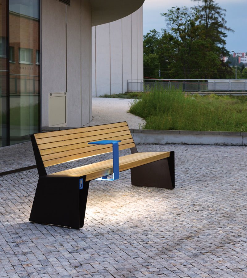 Puistonpenkki mmcité Radium LRA160 - 10t LRA160 - 10 - 202000 - ral1000 - Lehtovuori