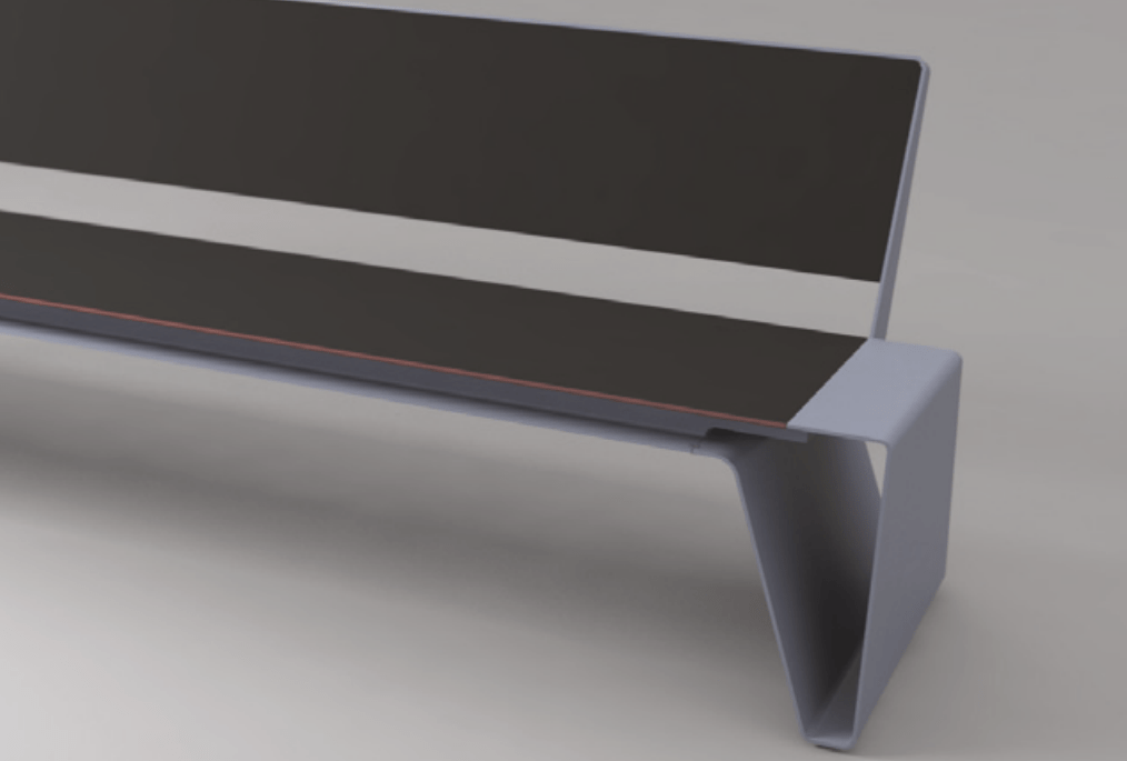 Puistonpenkki mmcité Radium LRA491 LRA491 - 002000 - Lehtovuori