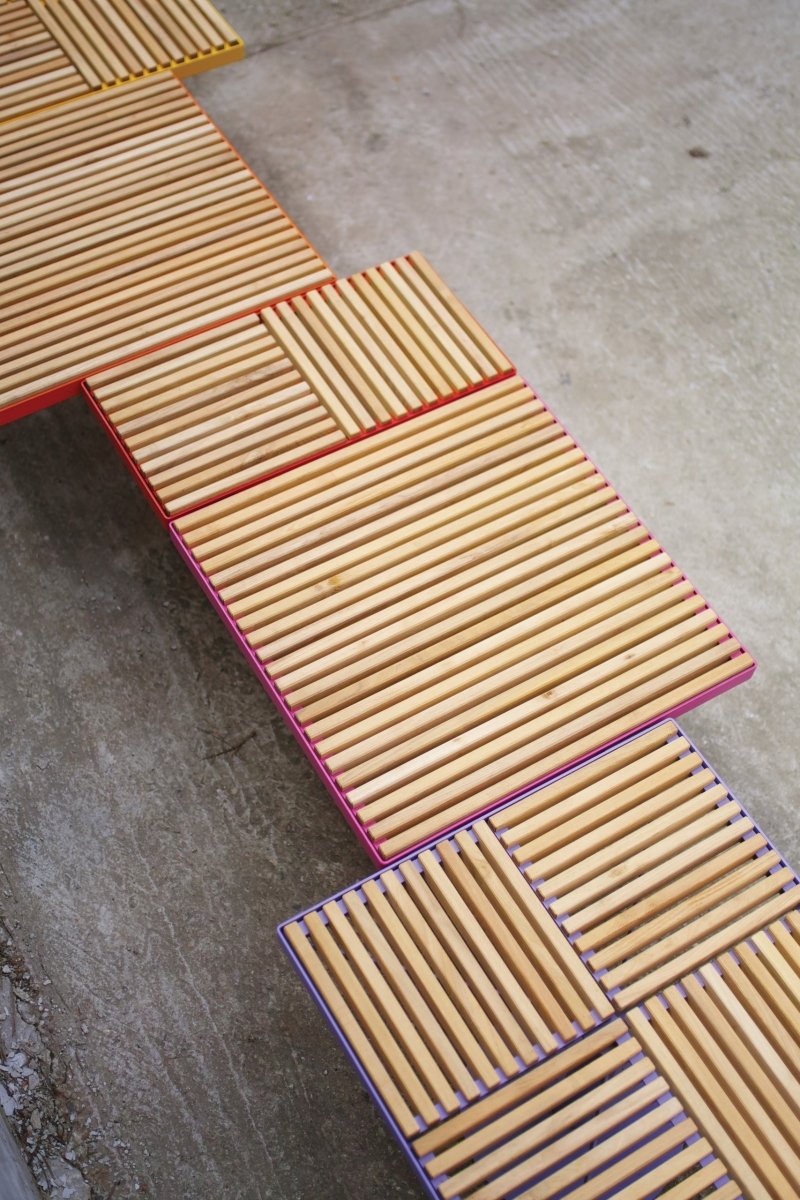 Puistonpenkki Pixel PIX11r - Lehtovuori