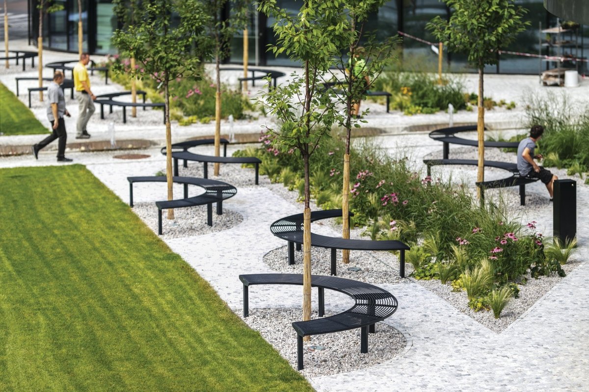 Puistonpenkki Vera Solo LVS510 - Lehtovuori