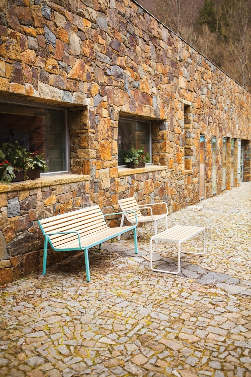 Puistonpöytä mmcité Stack STC110t STC110 - 202000 - ral1000 - Lehtovuori