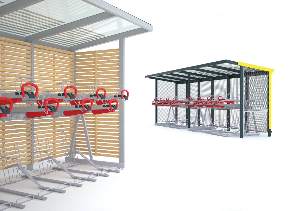 Pyöräkatos mmcité Aureo Velo AE - V660 - 02 - SS AE-V660-SS-202400-ral1000 - Lehtovuori