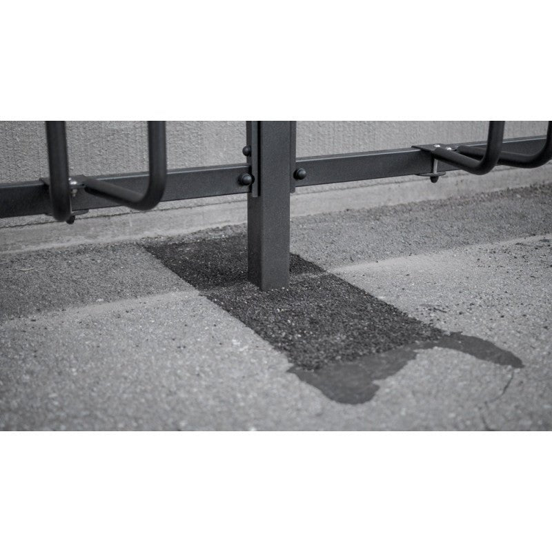 Pyöräteline CubiQ Standard 1 - puol 4pp, välitys 500 mm, uppoasennus - Lehtovuori