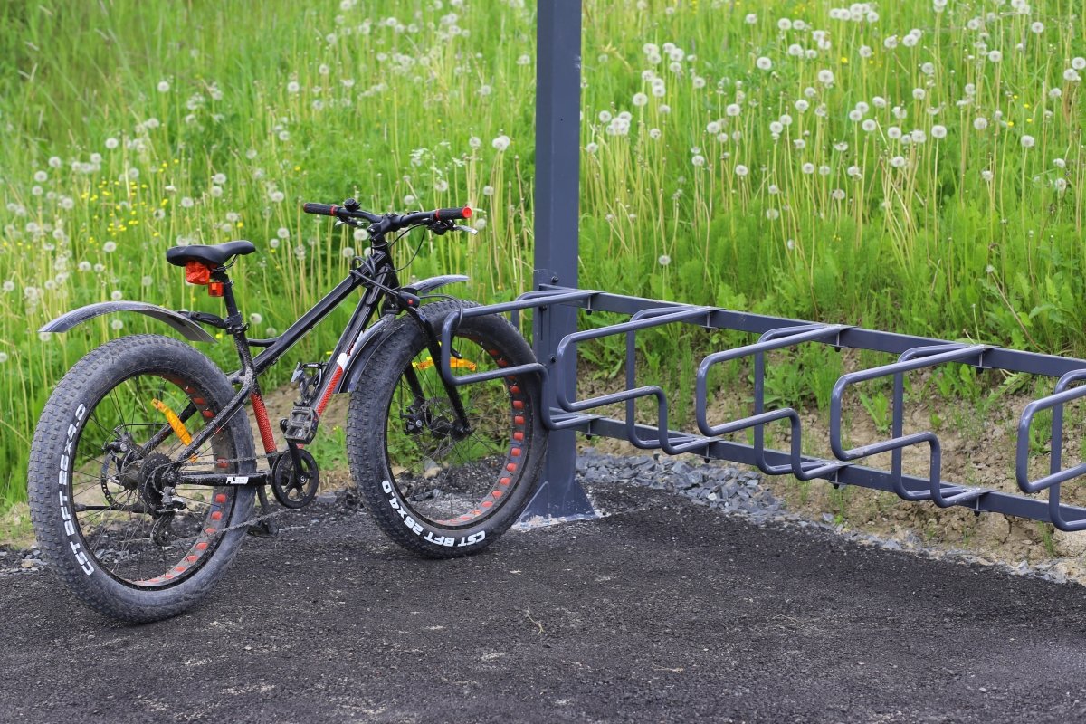 Pyöräteline CubiQ Standard 1 - puol 6pp, välitys 420 mm, seinäkiinnitys 1000289SPM - Lehtovuori