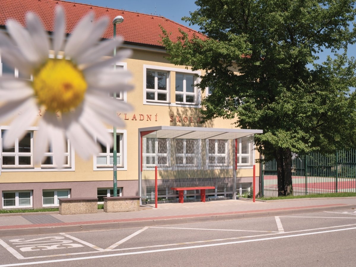 Pysäkkikatos mmcité Nubo NUB310a - SS NUB310a - SS - 202500 - ral1000 - Lehtovuori