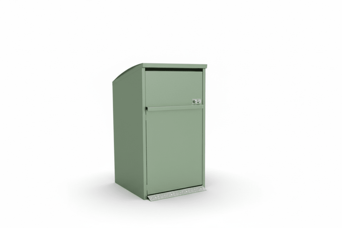 Roskakatos Modul Solo 000716-corten - Lehtovuori