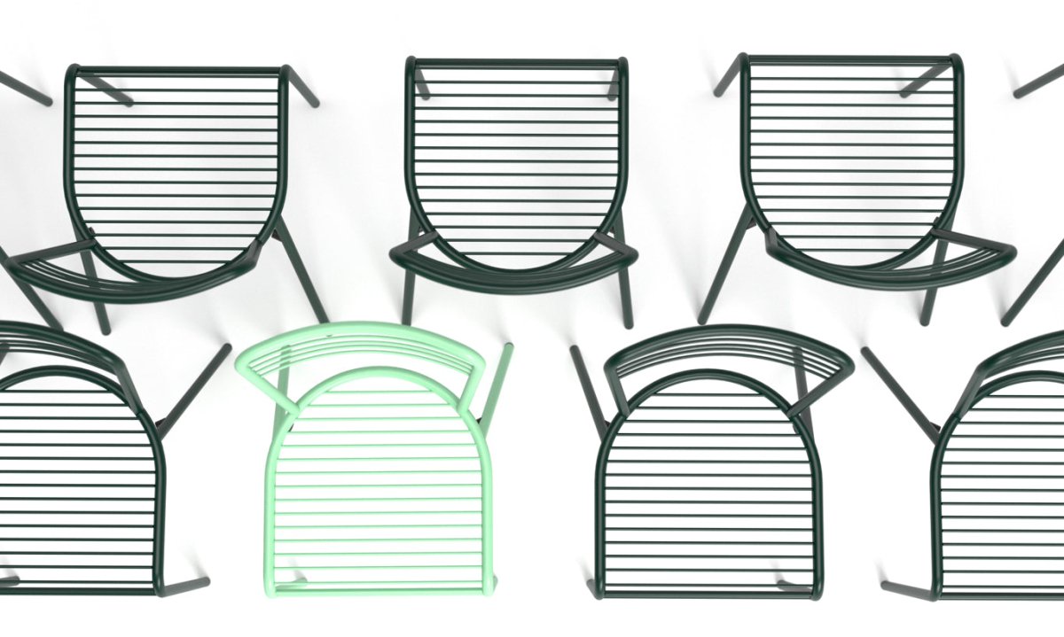 Tuoli mmcité Flaneur FLN210 FLN210 - 002000 - ral1000 - Lehtovuori